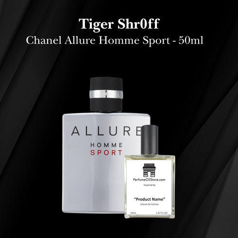 Tiger Shr0ff - Allure Homme Sport Chanel 50ml